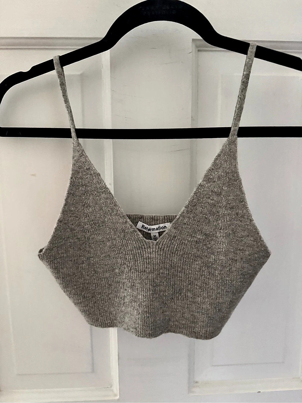 Reformation Benedetta Cashmere Cropped Tank